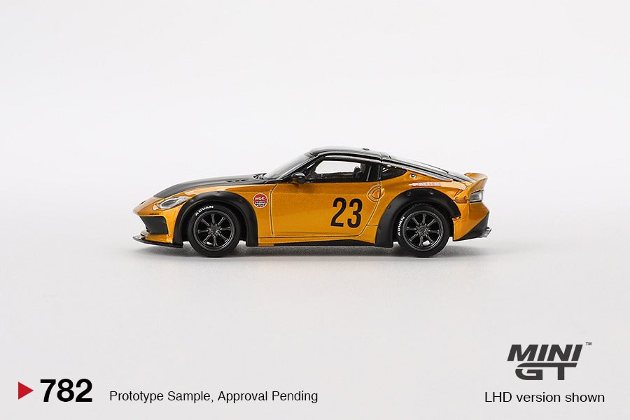 MINI GT 1/64 Nissan Z LB★NATION WORKS LB Gold MGT00782-BL