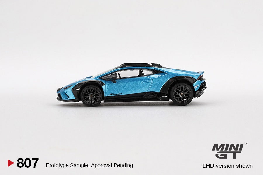 MINI GT 1/64 Lamborghini Huracán Sterrato Blu Aegir MGT00807-BL