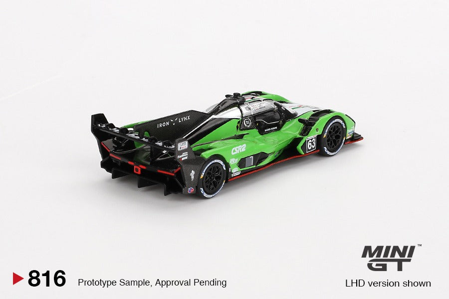 MINI GT 1/64 Lamborghini SC63 #63 Iron lynx 2024 IMSA Sebring 12 Hrs. MGT00816-L