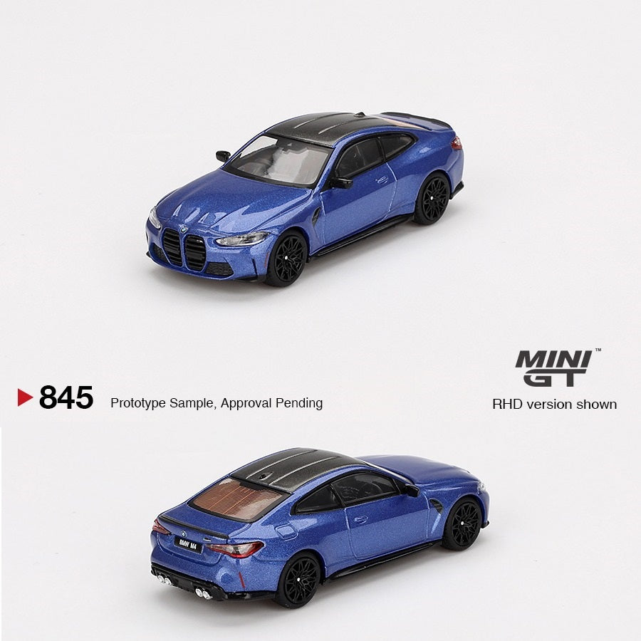 MINI GT 1/64 BMW M4 Competition (G82) Portimao Blue MGT00845