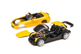 MOTORHELIX 1/64 Honda S2000 (AP2) - Indy Yellow Pearl (Magnetic Version)