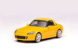 MOTORHELIX 1/64 Honda S2000 (AP2) - Indy Yellow Pearl (Magnetic Version)