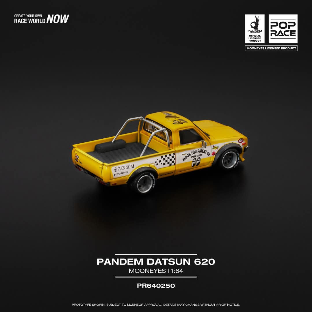 POPRACE 1/64 PANDEM DATSUN 620 - MOONEYES PR640250