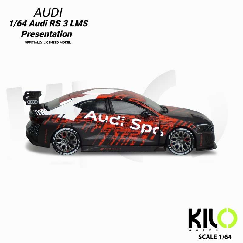 KILO Works 1/64 Audi RS 3 LMS Presentation KLW0024-2