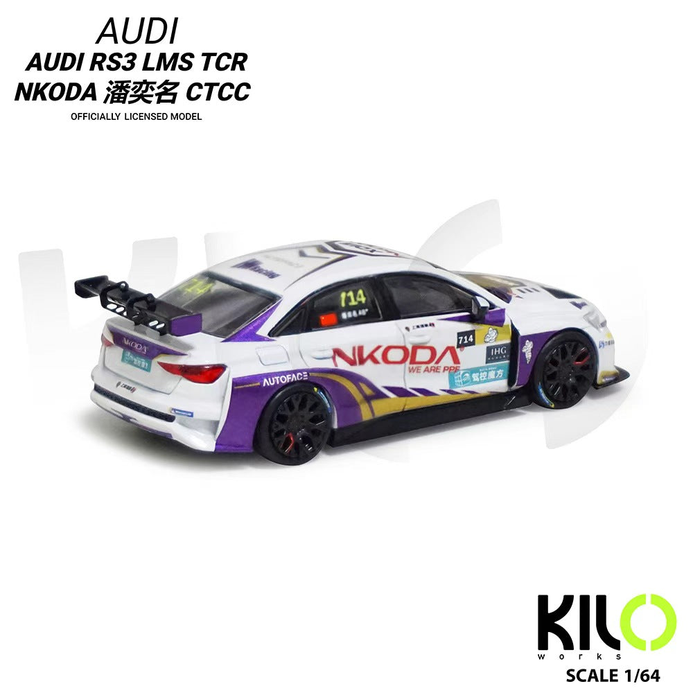 KILO Works 1/64 Audi RS 3 LMS Team nkoda 2024 KLW0024-1