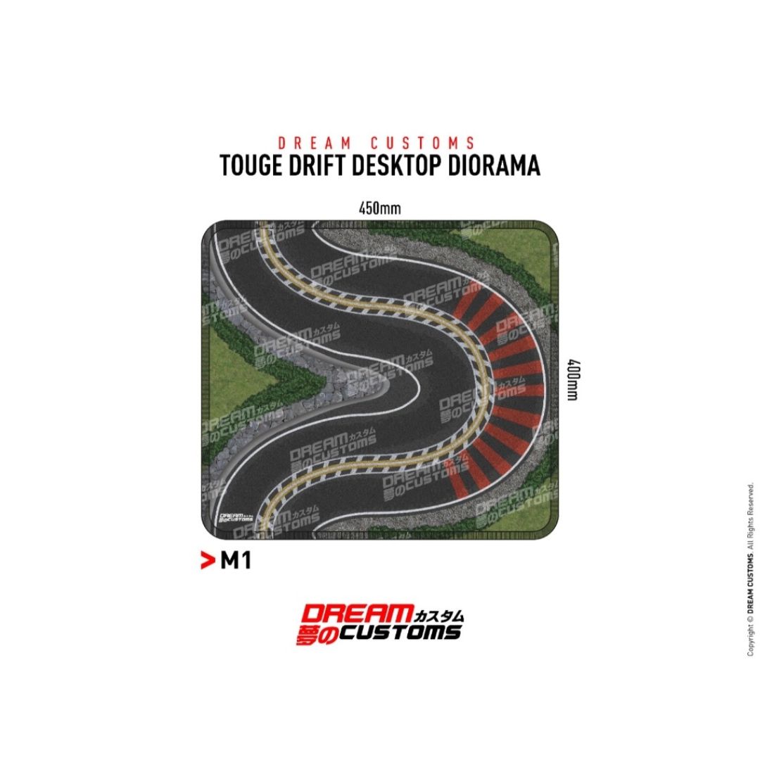 Dream Customs Touge Drift Desktop Diorama M1 (450x400mm)
