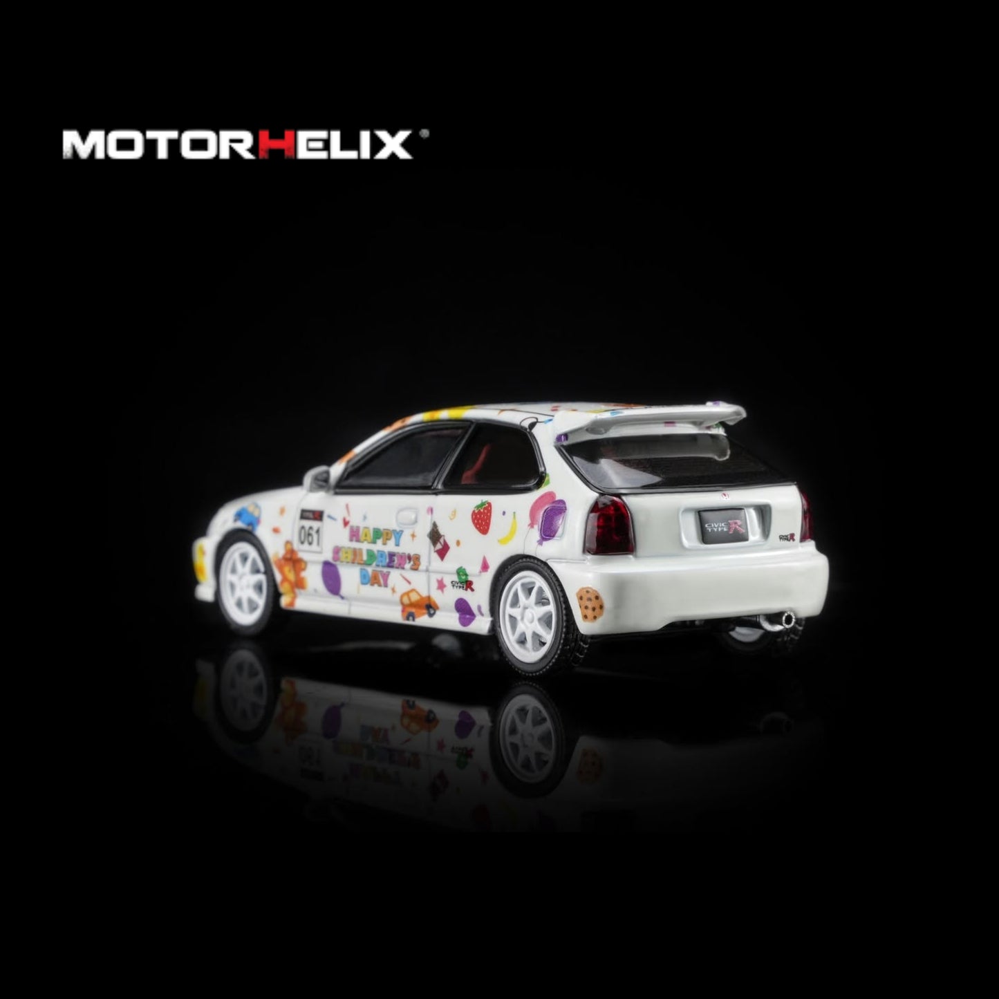 MOTORHELIX 1/64 Honda Civic TYPE R (EK9) Children‘s Day Limited Edition M65023