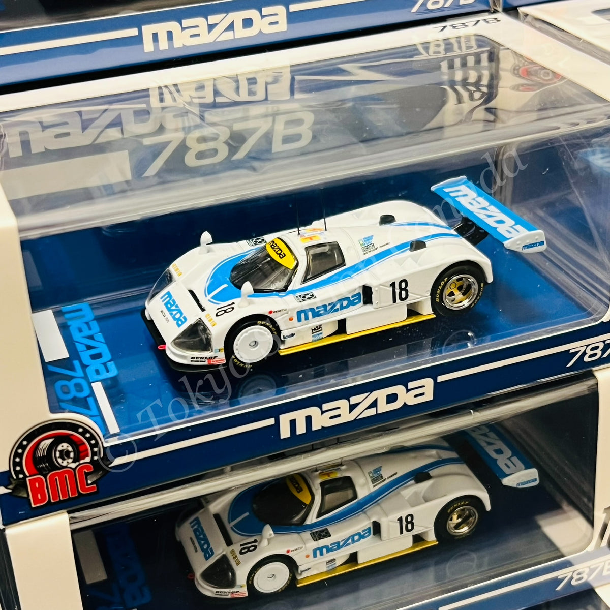 BM Creations x TOKYO STATION 1/64 Mazda 787B #18 White 1991