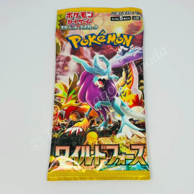 Japanese Scarlett & Violet Wild Force SV5K Booster Pack Pokemon TCG – Tokyo  Station