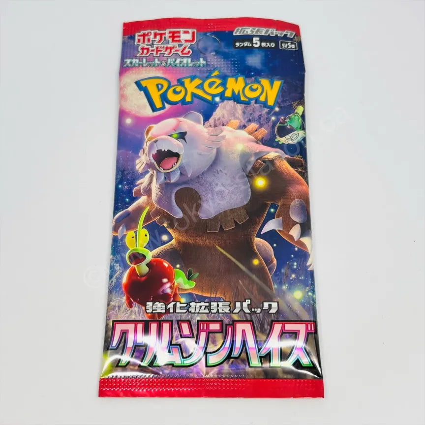 Japanese Scarlett & Violet Crimson Haze SV5a Booster Pack Pokemon TCG