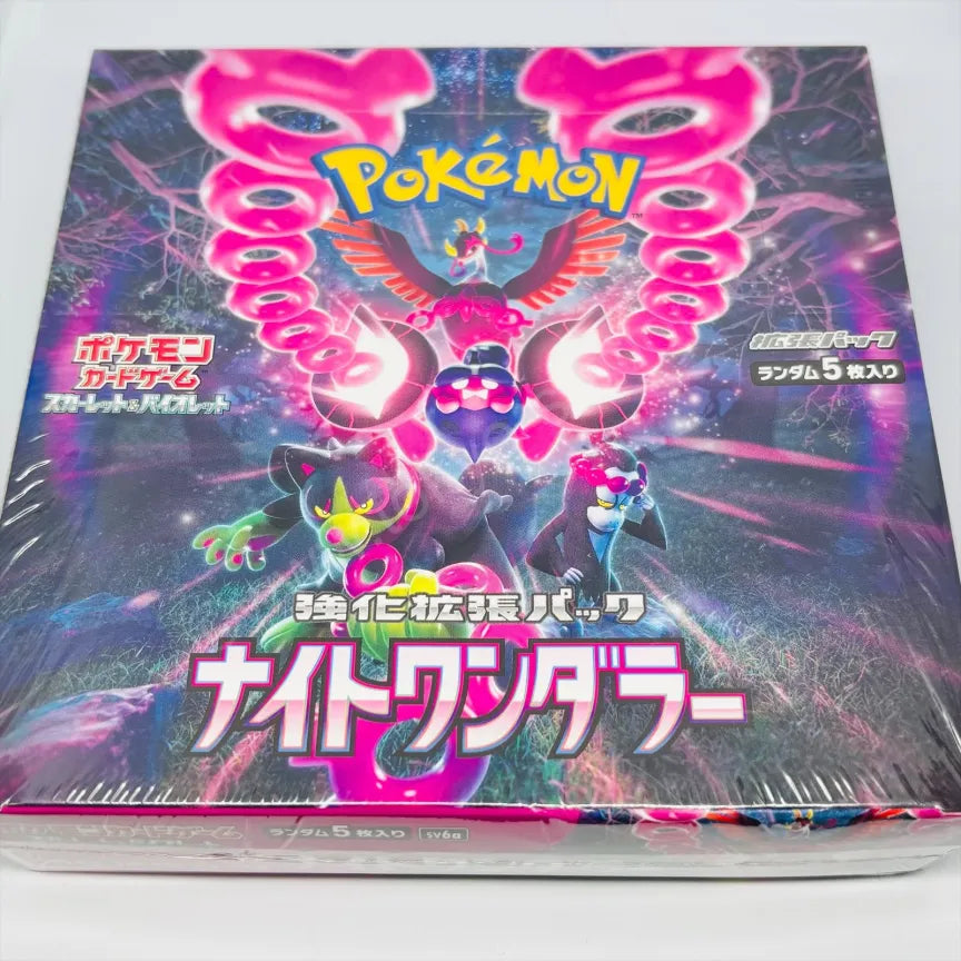 Japanese Scarlett & Violet Night Wanderer sv6a Booster Box Pokemon TCG