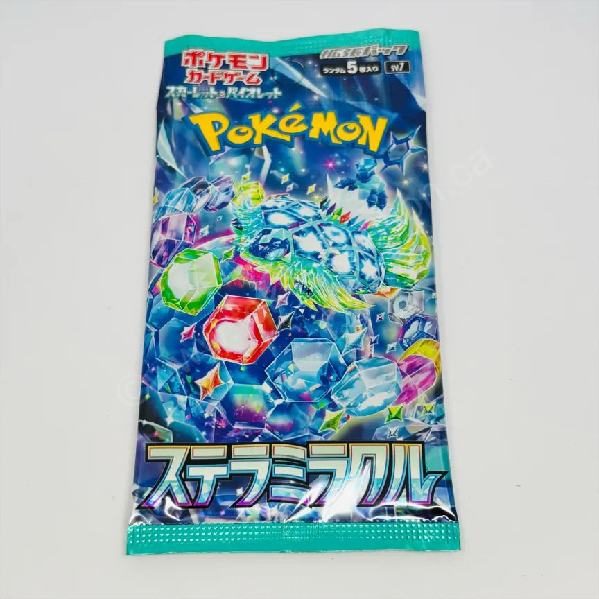 Japanese Scarlett & Violet Stellar Miracle sv7 Booster Pack Pokemon TCG