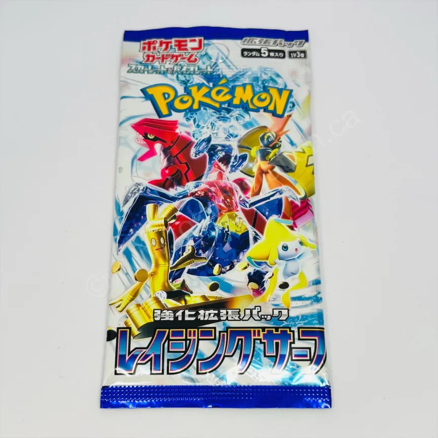 Japanese Scarlett & Violet Raging Surf sv3a Booster Pack Pokemon TCG