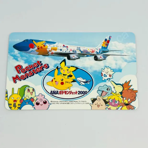 Japanese ANA Pokemon Jet 2000 Phone Card Pokemon TCG – Tokyo Station