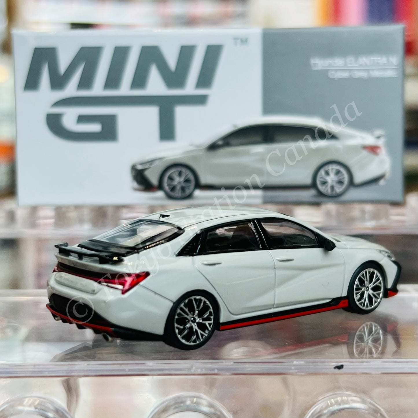 MINI GT 1/64 Hyundai Elantra N Cyber Grey LHD MGT00386-L