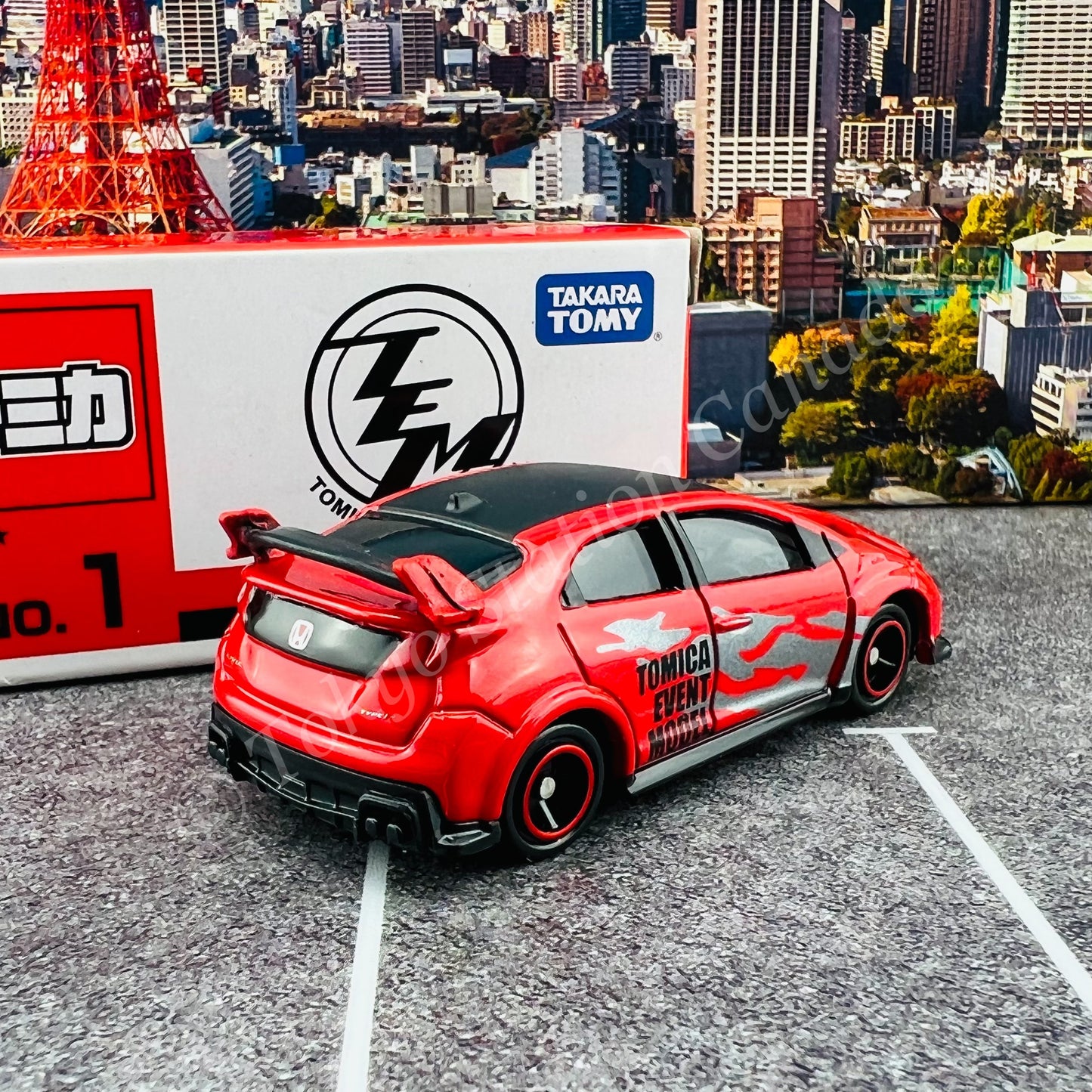 TOMICA EVENT MODEL No. 1 Honda Civic TYPE R