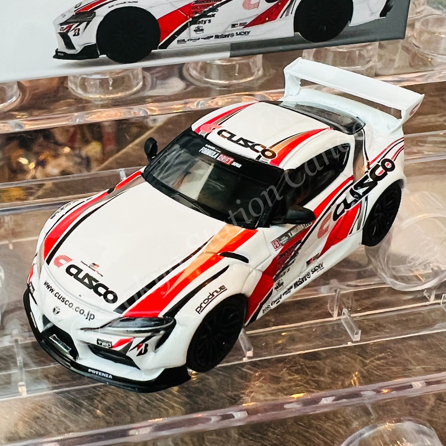 MINI GT 1/64 Pandem Toyota GR Supra V1.0 #770 Team Cusco Racing 2021 Formula Drift Japan RHD MGT00364-R