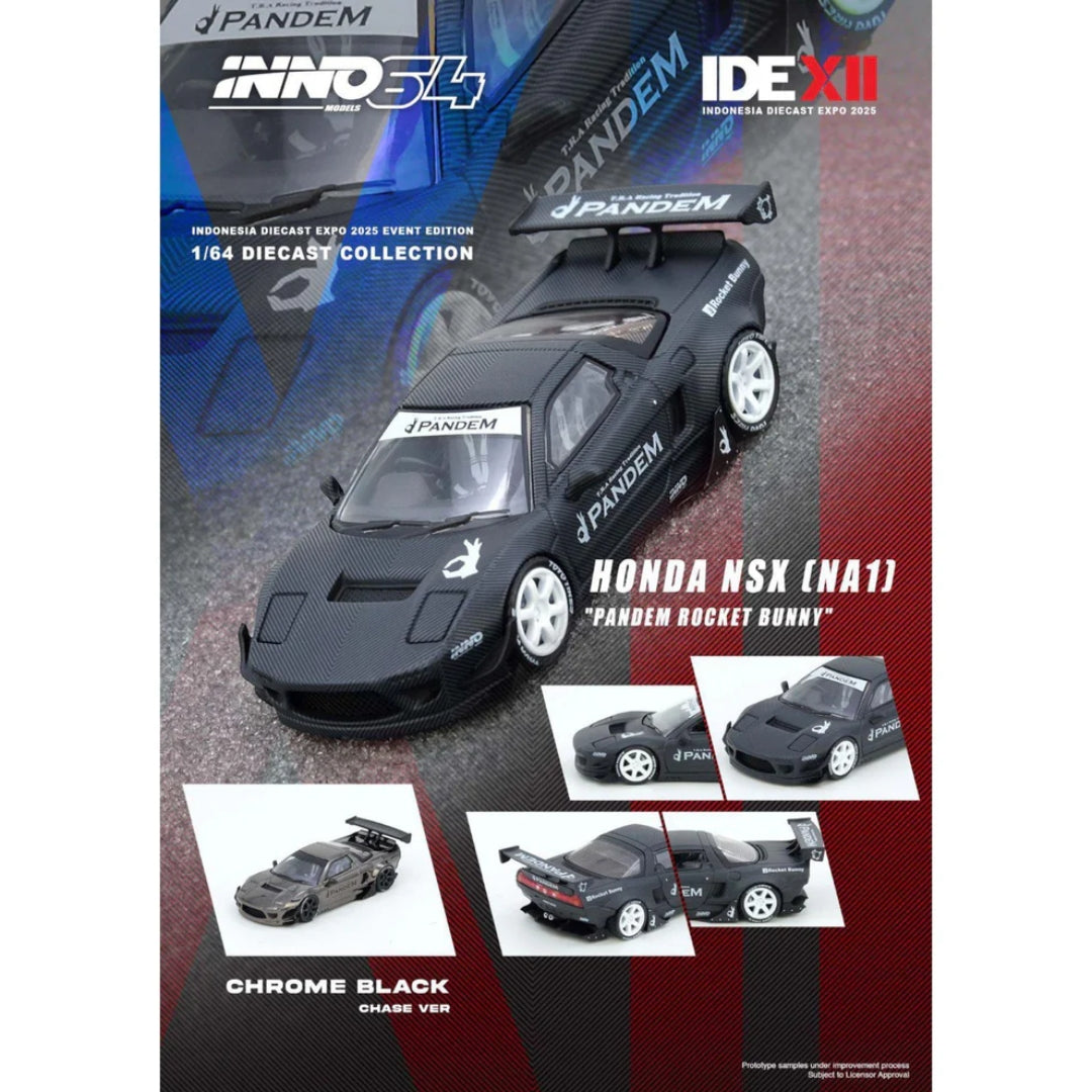 INNO64 HONDA NSX (NA1) PANDEM ROCKET BUNNY Indonesia Diecast Expo 2025 Event Edition IN64-NSXP-IDE25 **Limited to ONE per customer****CHASE CARS ARE RANDOMLY PACKED**