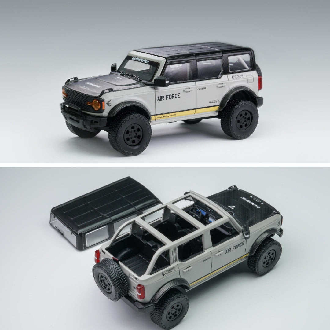 PREORDER GCD 1/64 Bronco DarwinPRO AIR FORCE GREY (LHD) KS-022-750 (Approx. Release Date: Q4 2026 and subject to the manufacturer's final decision)