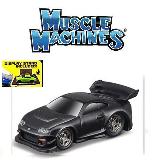 Muscle Machines 1/64 1995 Toyota Supra (MK4) Black 15585BO