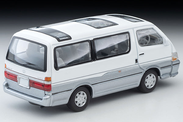 TOMYTEC TLVN 1/64 Toyota Hiace Wagon Super Custom G (White/Silver) 2001 LV-N216d