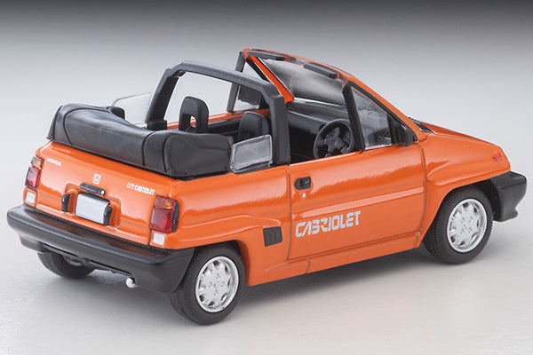 PREORDER TOMYTEC TLVN 1/64 Honda City Cabriolet (Orange) 1984 LV-N262c (Approx. Release Date : JULY 2026 subject to manufacturer's final decision)