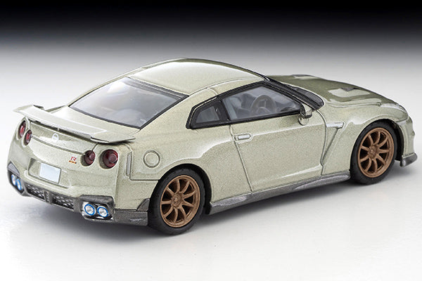 TOMYTEC TLVN 1/64 NISSAN GT-R Premium Edition T-spec 2024 model (Millennium Jade) LV-N316a