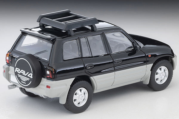 TOMYTEC TLVN 1/64 Toyota RAV4J V Extra Two-Tone Package (Black/Silver) 1996 LV-N354e