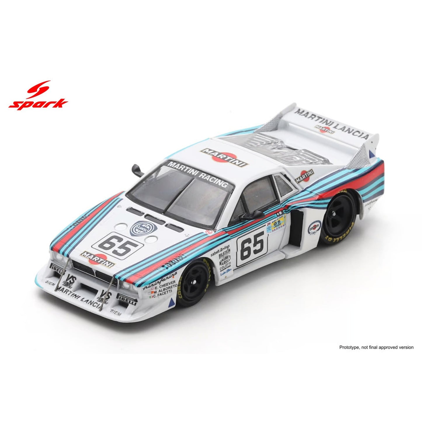 PREORDER SPARK 1/64 Lancia Beta Montecarlo Turbo No.65 Le Mans 24H 1981 E. Cheever - M. Alboreto - C. Facetti 64S154 (Approx. Release Date : Q1 2027 subject to the manufacturer's final decision)