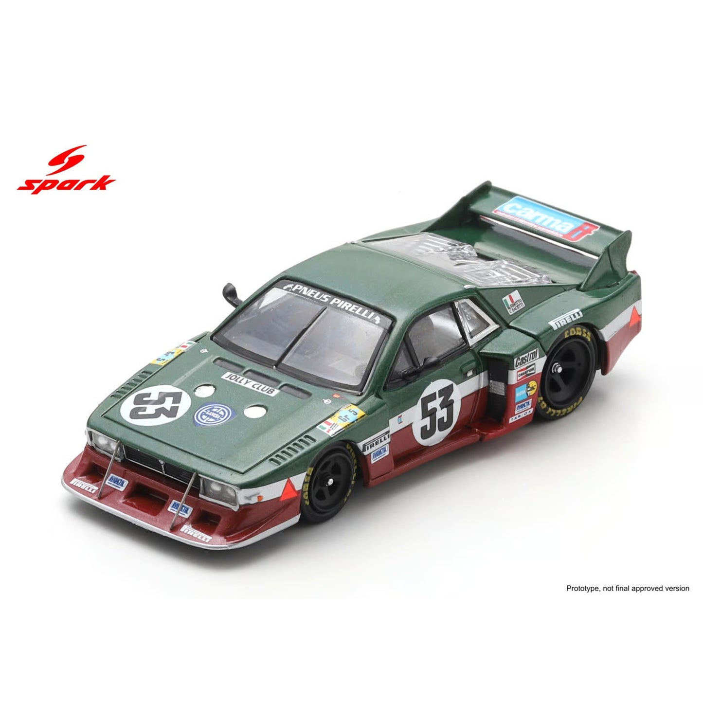 PREORDER SPARK 1/64 Lancia Beta Montecarlo Turbo No.53 Le Mans 24H 1980 C. Facetti - M. Finotto 64S155 (Approx. Release Date : Q1 2027 subject to the manufacturer's final decision)