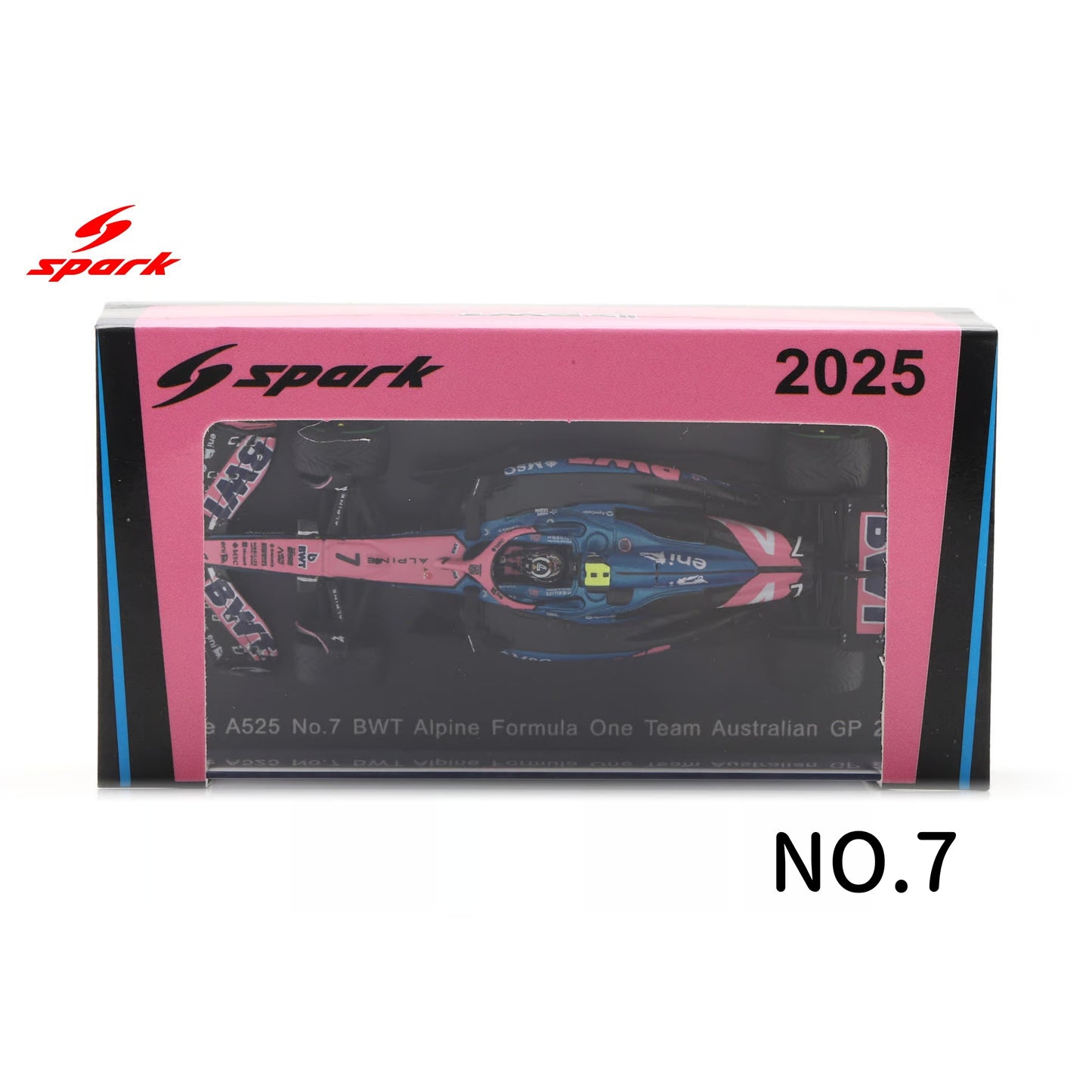 SPARKY 1/64 Alpine A525#7 BWT Alpine Formula One Team Australian GP 2025 Y433