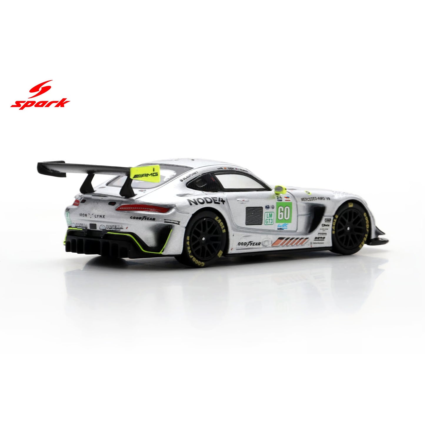 SPARKY Mercedes-AMG LMGT3 No.60 IRON LYNX Le Mans 24H 2025 A. Gilbert - L. Hanafin - F. Rueda 64S073