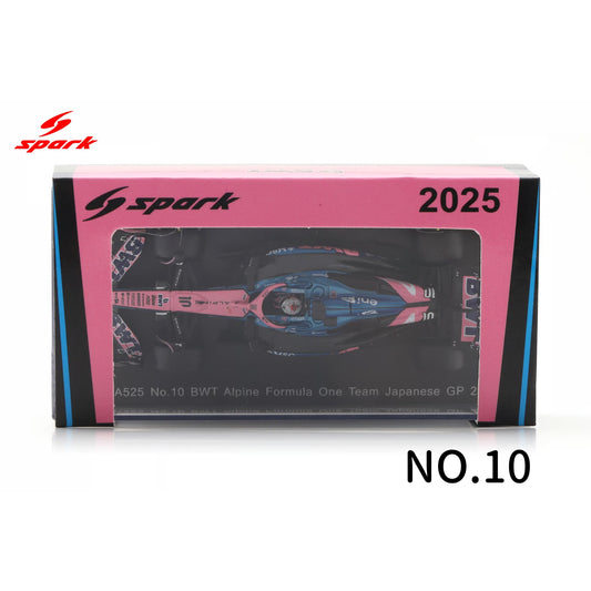 SPARKY 1/64 Alpine A525#10 BWT Alpine Formula One Team Japanese GP 2025 Y432