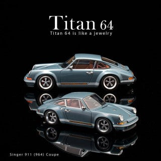 Titan 64 Singer 911 (964) Coupe Gray TM001B
