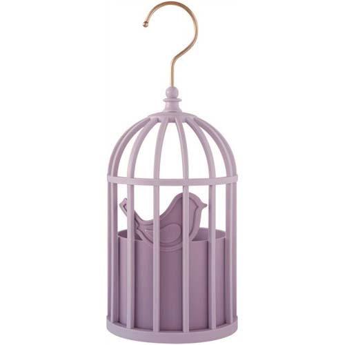 Hanging storage - Purple birdcage
