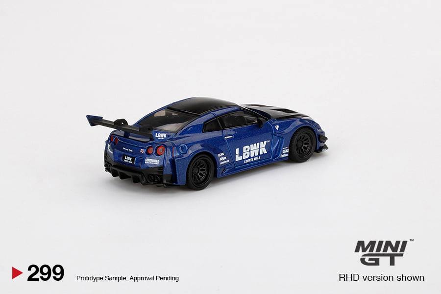 MINI GT 1/64 LB-Silhouette WORKS GT NISSAN 35GT-RR Ver.2 LBWK Blue RHD MGT00299-R