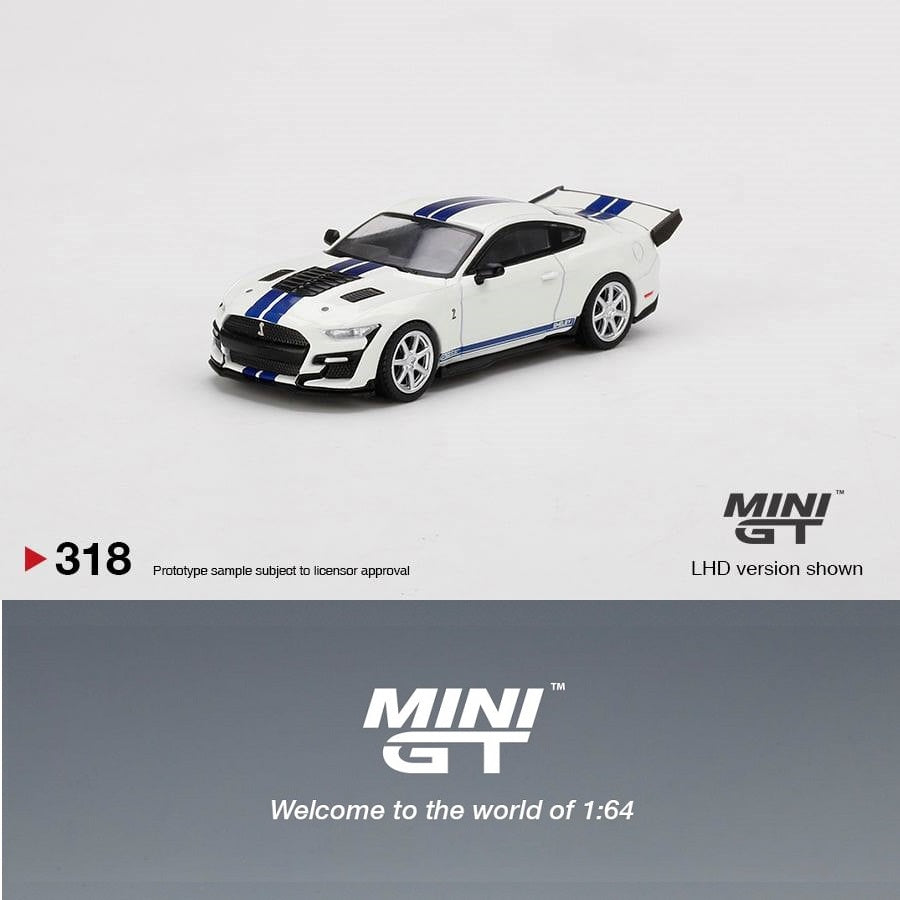 MINI GT 1/64 Shelby GT500 Dragon Snake Concept Oxford White LHD MGT00318-L