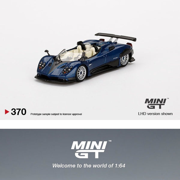 MINI GT 1/64 Pagani Zonda HP Barchetta Blue Tricolor LHD MGT00370-L