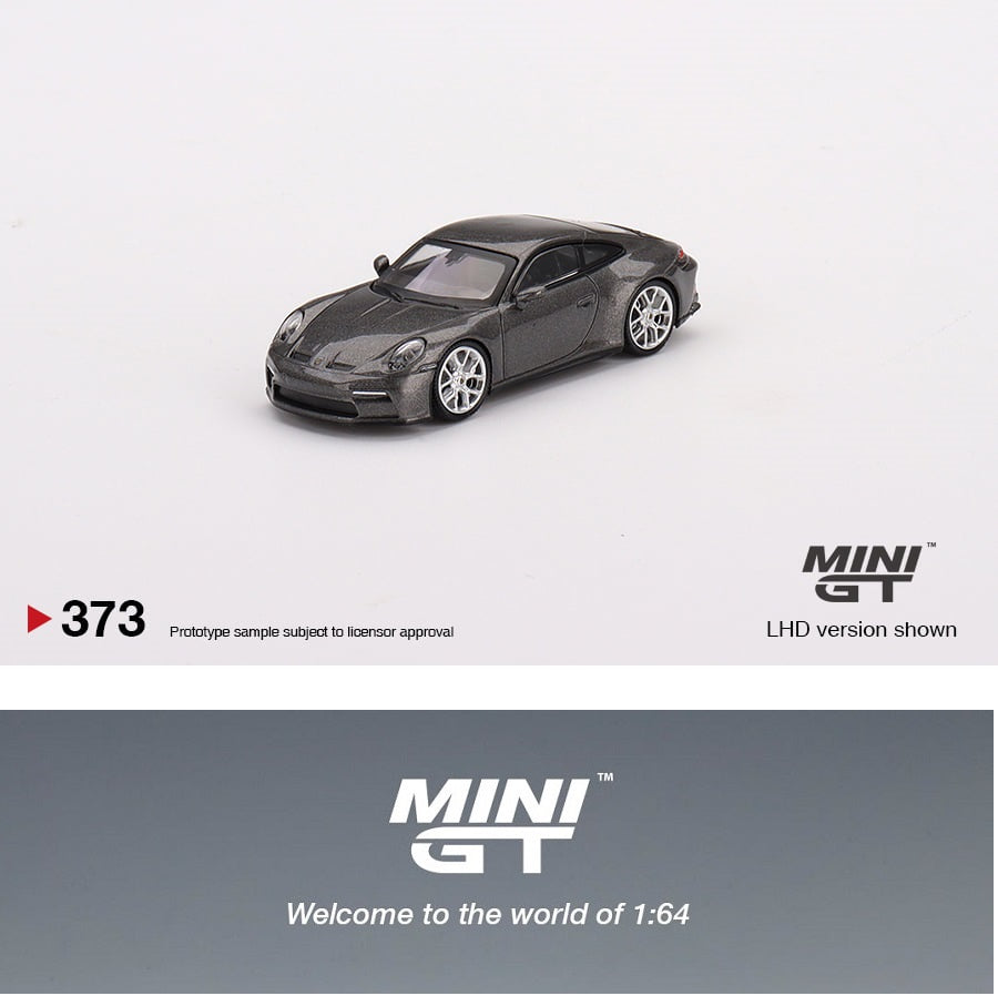 MINI GT 1/64 Porsche 911 (992) GT3 Touring Agate Grey