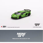 MINI GT 1/64 Lamborghini Aventador SVJ Verde Mantis LHD MGT00391-L