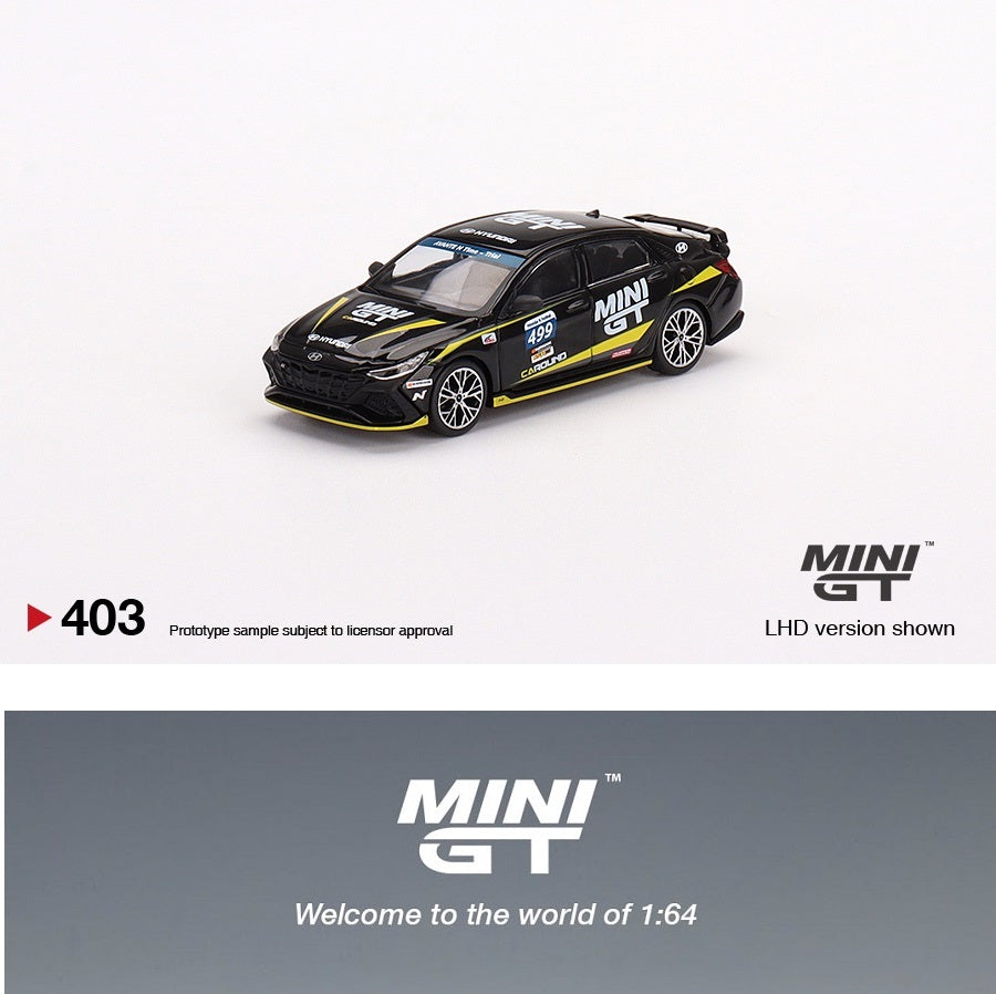 MINI GT 1/64 Hyundai Elantra N #499 Caround Racing Hyundai N