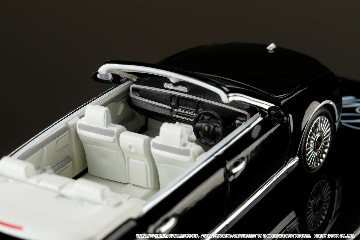 HOBBY JAPAN 1/64 Toyota CENTURY GRMN Convertible Black HJ643019CBK