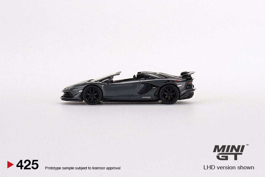 MINI GT 1/64 Lamborghini Aventador SVJ Roadster Griglo Telesto LHD MGT00425-L