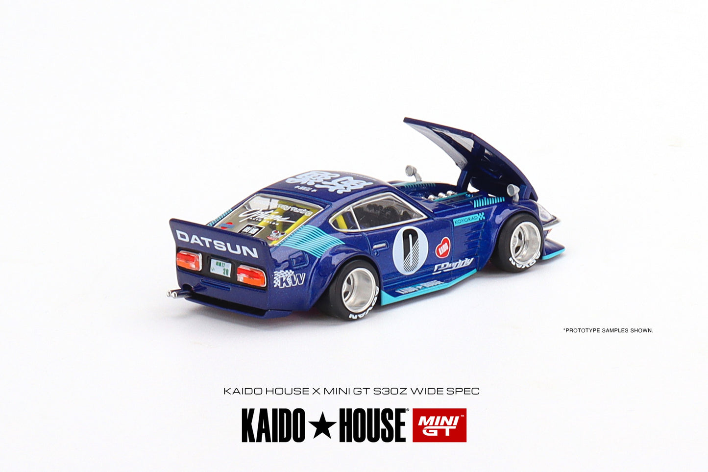 MINI GT x Kaido House 1/64 Datsun KAIDO Fairlady Z Blue RHD KHMG024