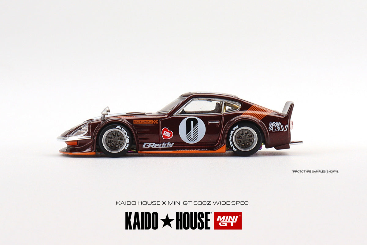 MINI GT x Kaido House 1/64 Datsun KAIDO Fairlady Z Dark Red RHD 