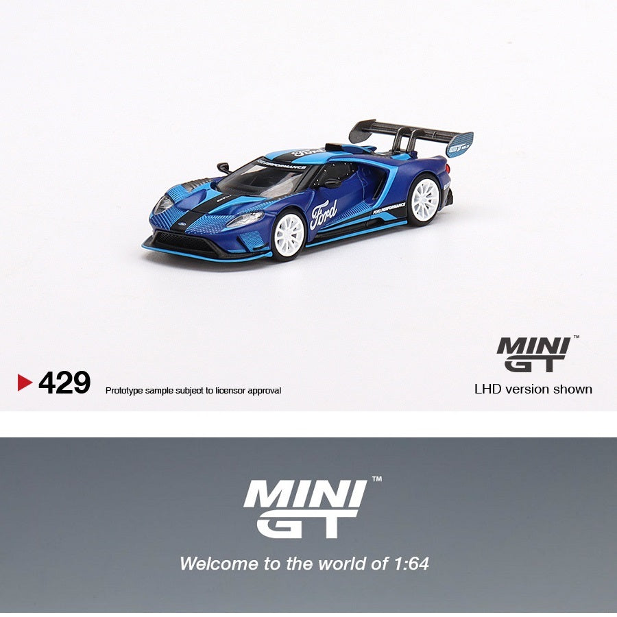 ミニカー MINI GT 249 Ford GT Liquid Blue MINIGT.com – Welcome to the World of 1:64!