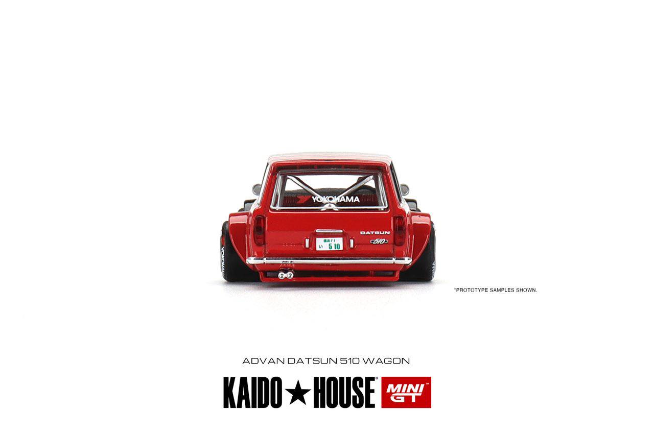 MINI GT x Kaido House 1/64 Datsun KAIDO 510 Wagon ADVAN RHD KHMG033