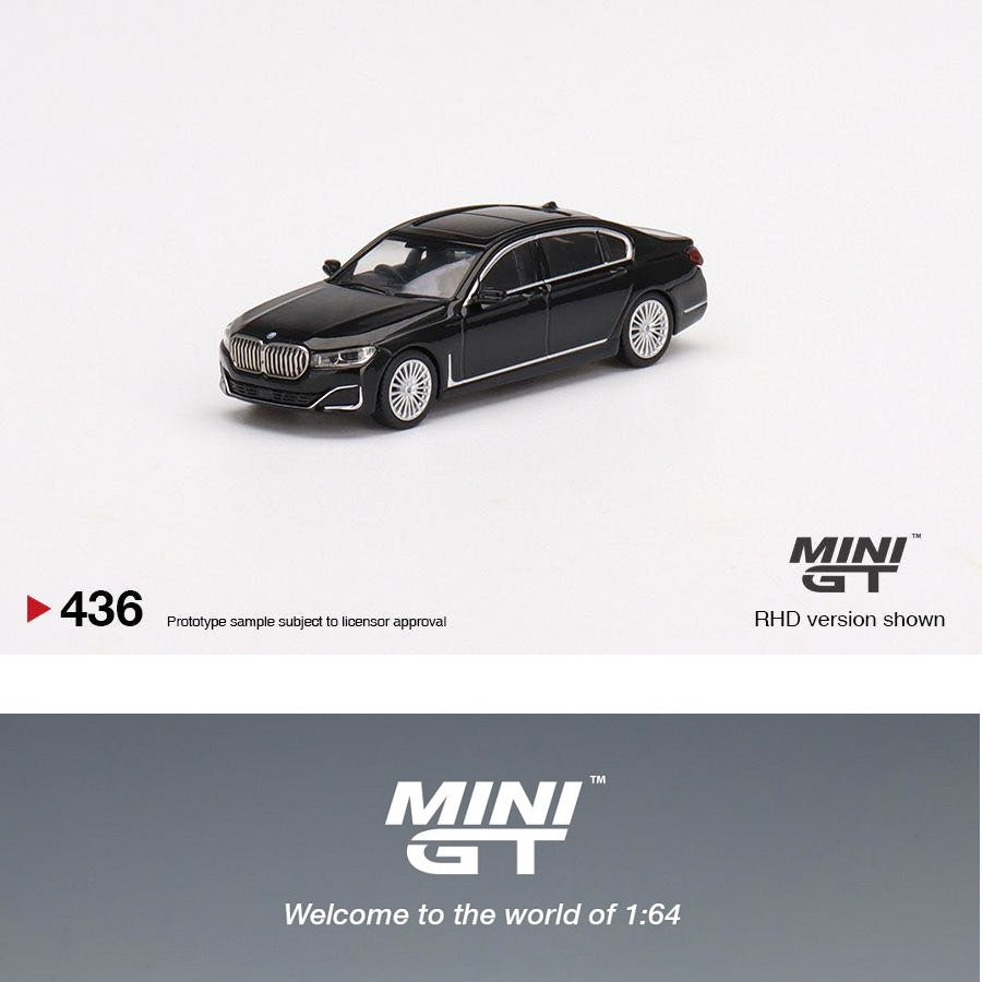 MINI GT 1/64 BMW 750Li xDrive Black Sapphire MGT00436-L