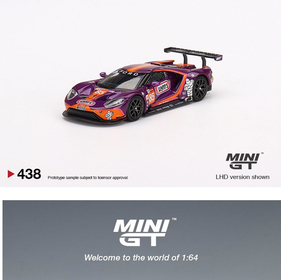 MINI GT 1/64 Ford GT #85 2019 24Hr. of Le Mans LM GTE-Am Keating Motorsports LHD MGT00438-L