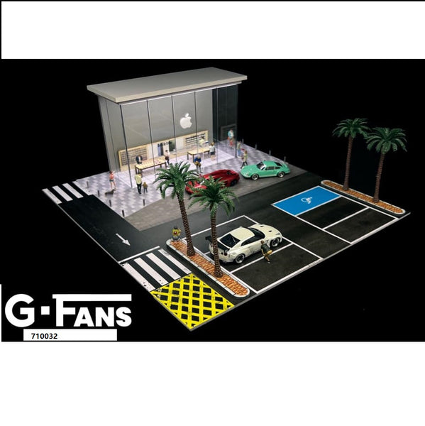 G-FANS 1/64 Diorama with LED Light APPLE 710032